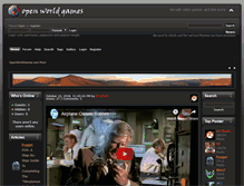 Tablet Screenshot of openworldgames.org